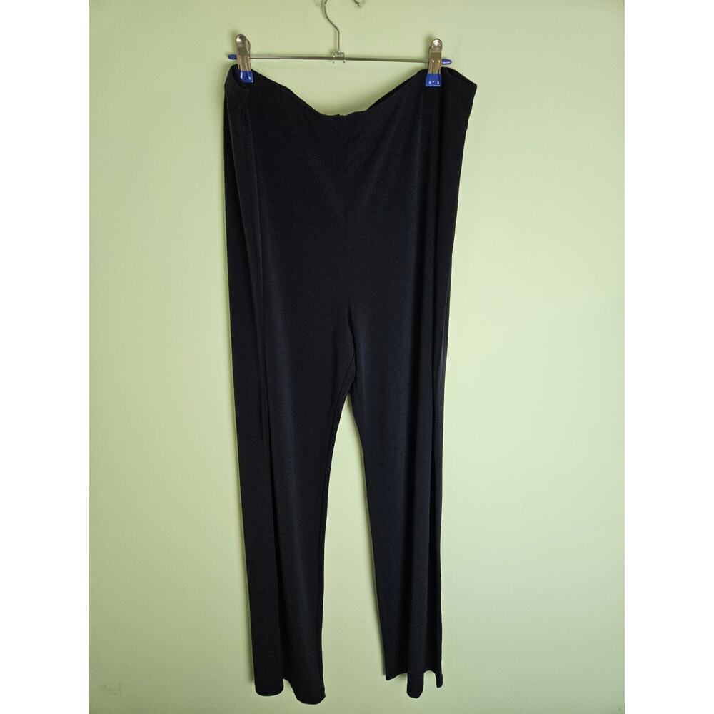 Zara Woman Navy Blue Casual Stretch Pants Plus Size 2X ~ Casual Loungewear
